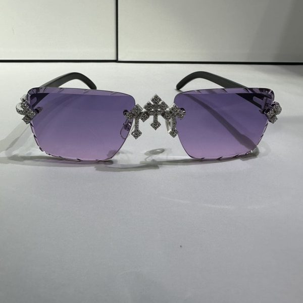 vvs-moissanite-luxury-icedout-glasses-white-gold-cross-purple-lenses