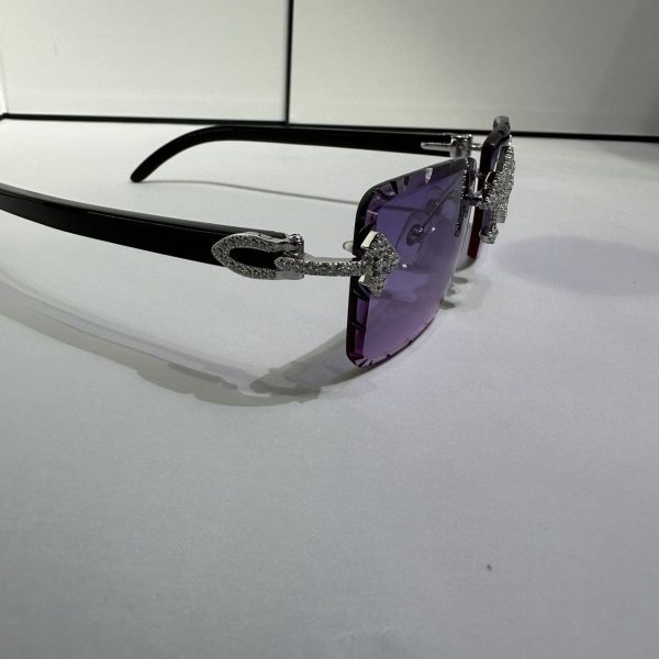 vvs-moissanite-luxury-icedout-glasses-white-gold-cross-purple-lenses