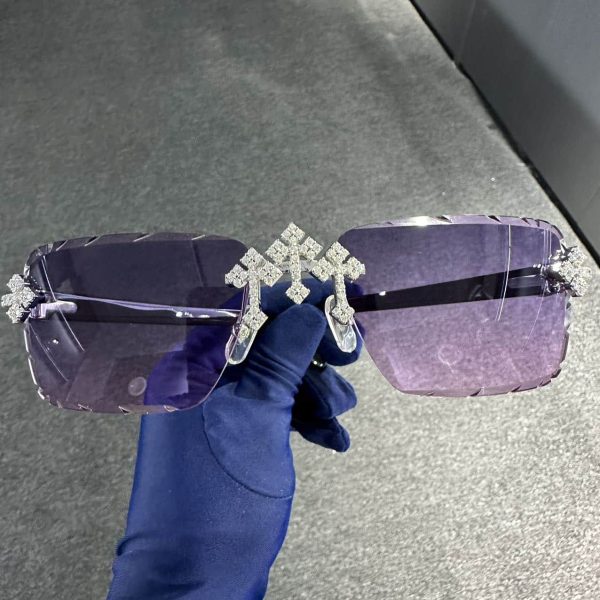 vvs-moissanite-luxury-icedout-glasses-white-gold-cross-purple-lenses