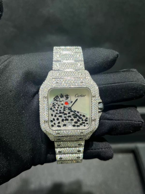 VVS moissanite Honeycomb Set icedout Luxury Hip Hop bingbing personalized watch