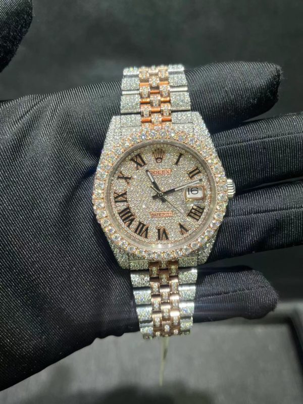 VVS moissanite Honeycomb Set icedout Luxury Hip Hop bingbing personalized watch