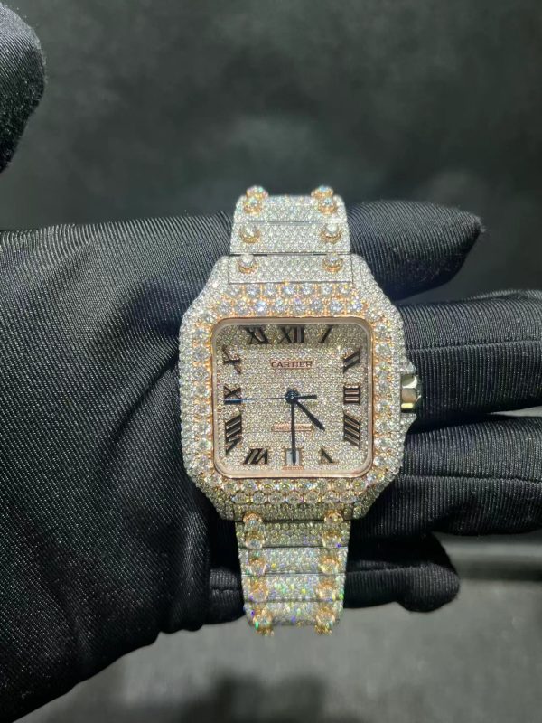 VVS moissanite Honeycomb Set icedout Luxury Hip Hop bingbing personalized watch