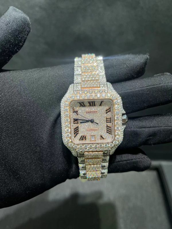 VVS moissanite Honeycomb Set icedout Luxury Hip Hop bingbing personalized watch