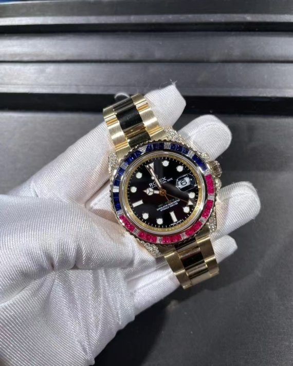 18k gold top luxury watch