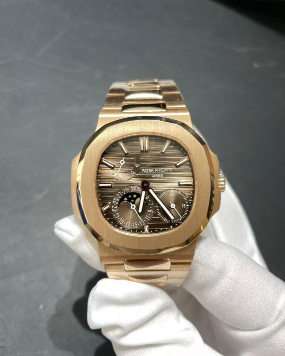 18k gold custom watch