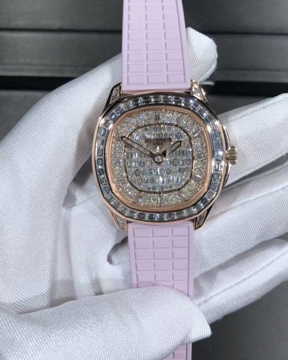 18k gold custom watch