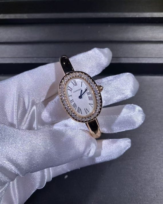 18k gold custom watch