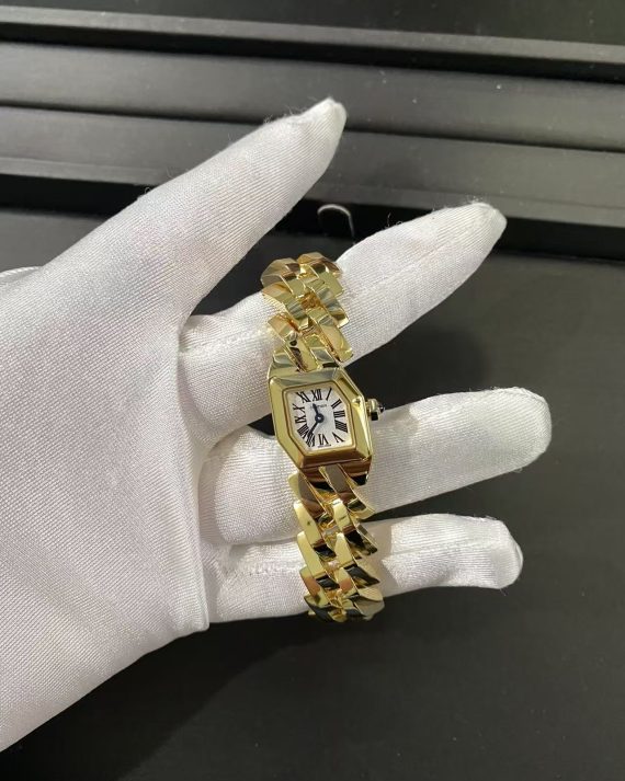 18k gold custom watch