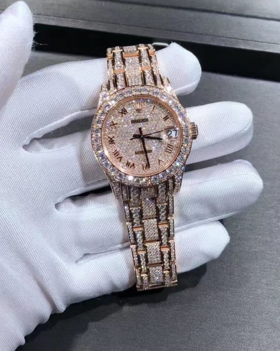 18k gold top luxury watch