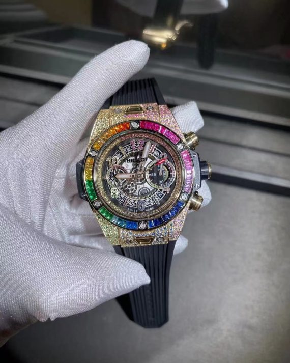18k gold top luxury watch