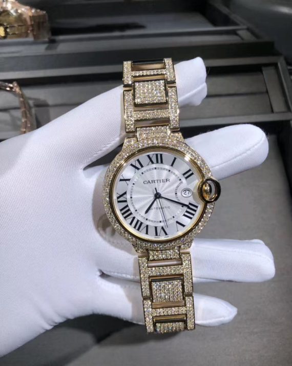 18k gold top luxury watch