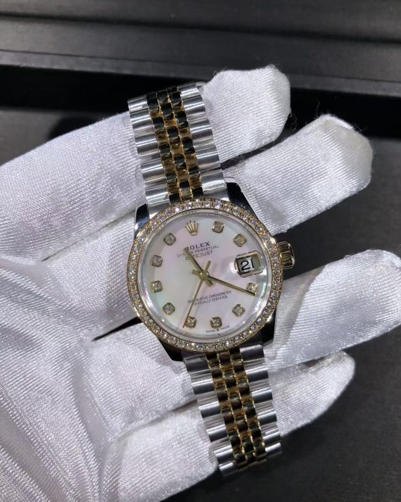 Rolex 31mm Diamond Watch